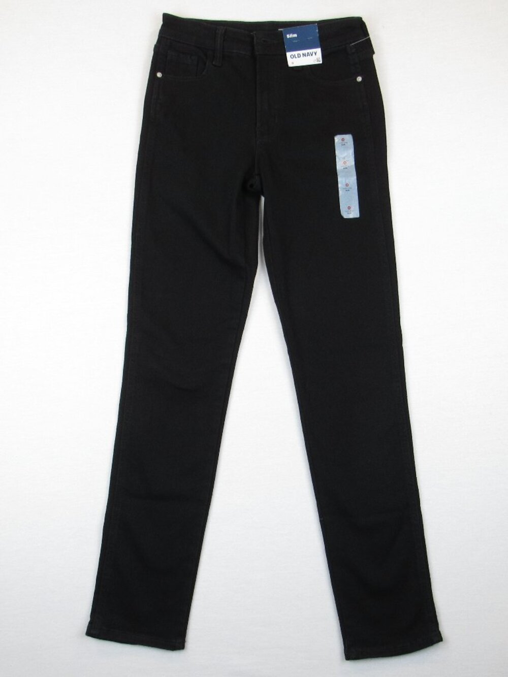 Old Navy High Rise Slim Women's Jeans Size 0 Secret Smooth Pockets Black Pants